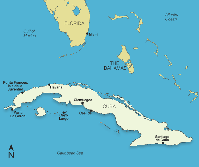 United States Map Cuba