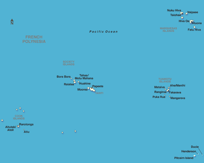 Tahití e islas Pacífico Sur