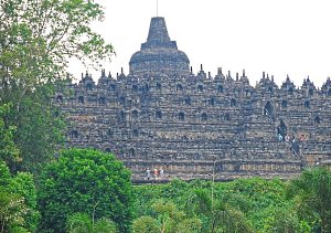 Borobudur on Java, Indonesia