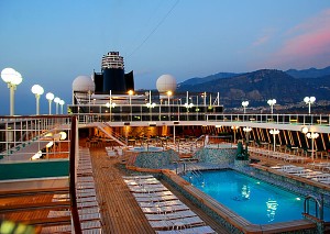 Crystal Serenity at Sunset