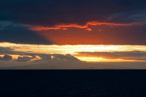 Galapagos sunset