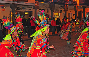 Festival in Plaza de Armas, Cuzco