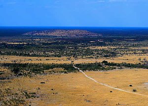 Aerial View of Africa Landscape