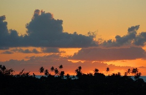 Raiatea sunset