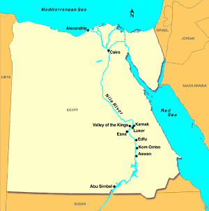 Map of Egypt