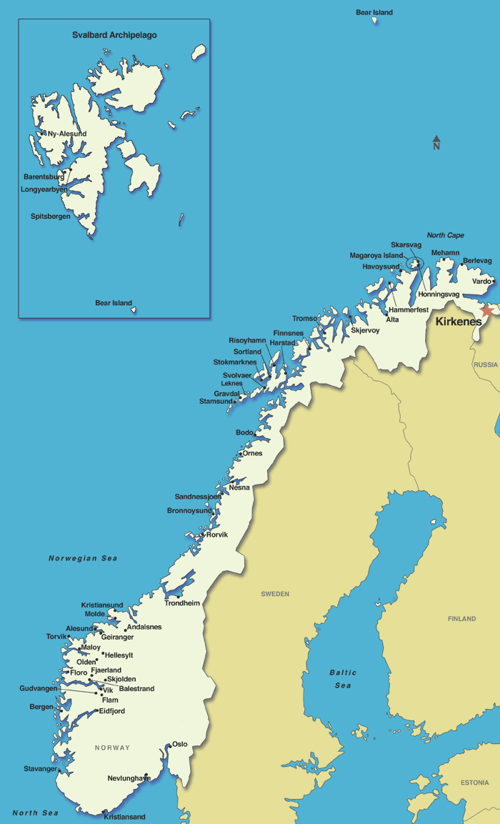 Kirkenes Norway Map - Mommy Therine