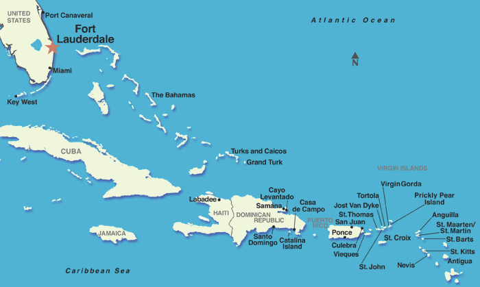 map of fort lauderdale cruise port handicap