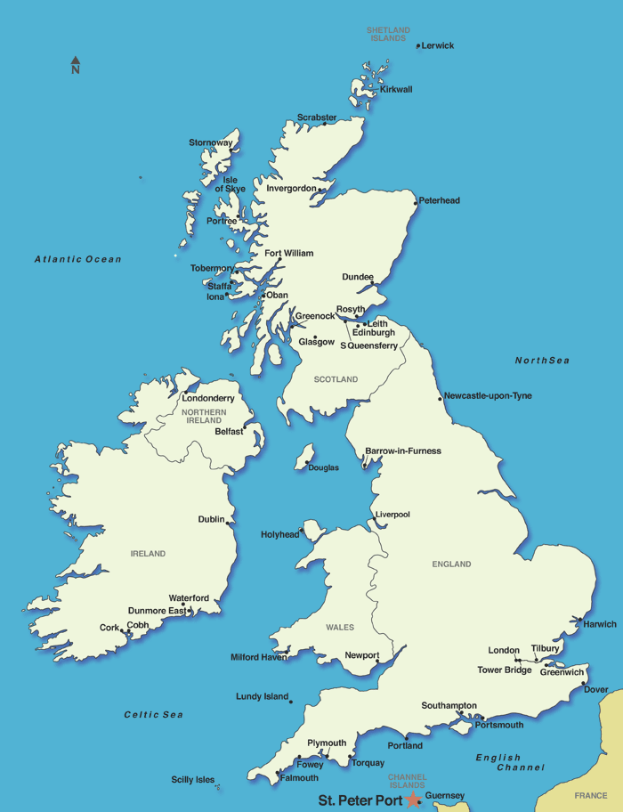 St Peter Port Guernsey Map St. Peter Port, Guernsey, Channel Islands